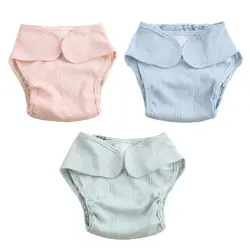 1 шт.. милые детские подгузники многоразовые тканевый подгузник моющиеся Младенцы Детские хлопковые тренировочные брюки трусики
