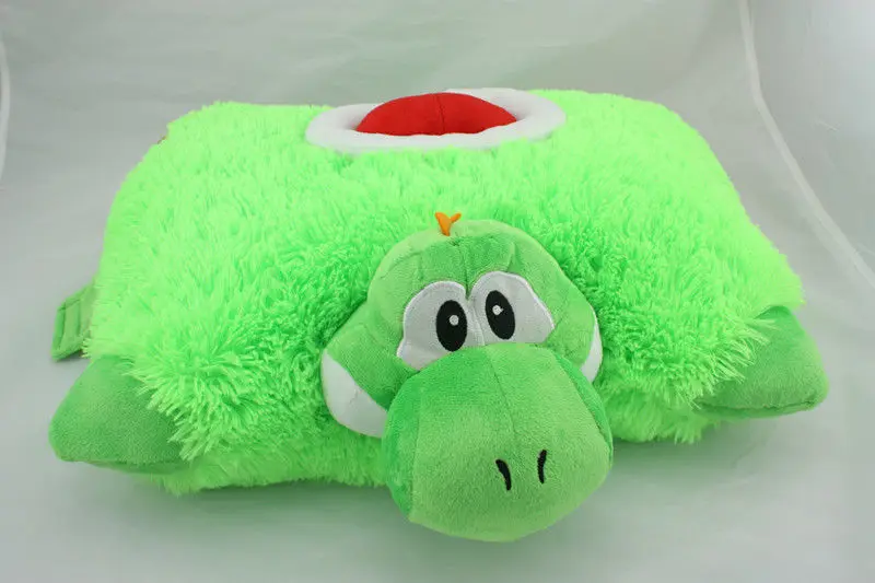 18.4"(L) X 13.2"(W) Yoshi Luma Pillow Transforming Sleep Cushion Thorw Doll Gift