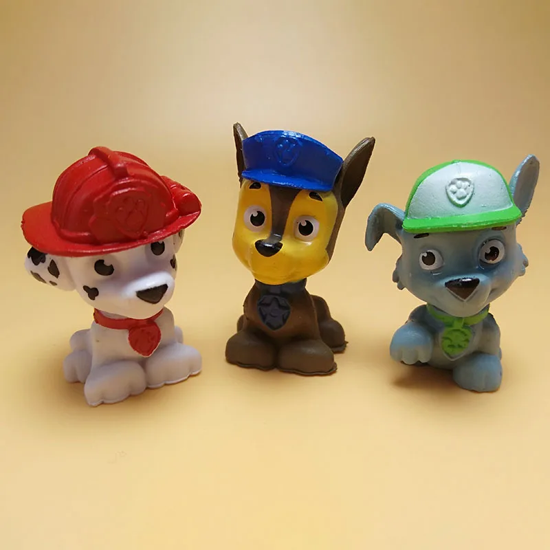 Щенячий патруль модель мультфильм игрушка Материал пластмасса ПВХ игрушки для вечеринки в честь Дня рождения подарок подходит для детей