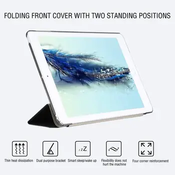 

Anti-Dust Shockproof Drop Resistance Screen Guard Smart Case 360 Rotating For iPad Air Air2 7 PU Leather Back Cover