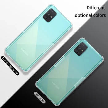 

Nillkin Nature Transparent Clear Soft Silicon Cover Global Version Simple Anti-knock TPU Case For Samsung A71 A51