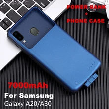 Магнитный чехол для зарядного устройства s для samsung Galaxy A20, чехол для питания, 7000 мА/ч, запасной внешний аккумулятор, чехол для зарядки для samsung A30, чехол для аккумулятора s