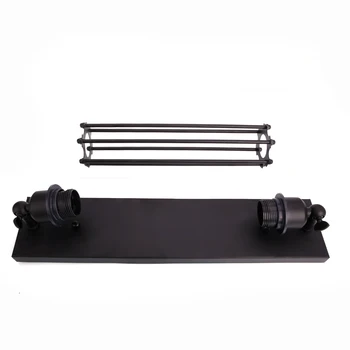 

Retro Flute Shape Ironwork Home Bar Atmosphere Wall Light Black Living Room Staircase Lamps Bedroom Bedside