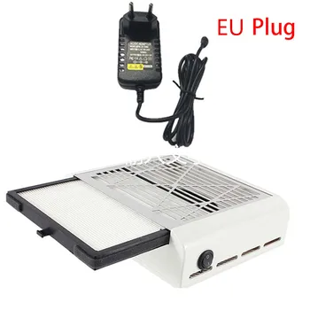 

40W New Strong Power Nail Dust Collector Nail Fan Art Salon Suction Dust Collector Machine Vacuum Cleaner Fan EU Plug