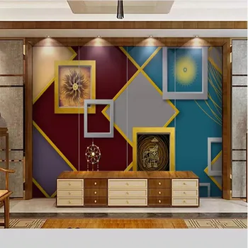 

Milofy manufacturers custom 3D stereo modern abstract geometric background wallpaper mural