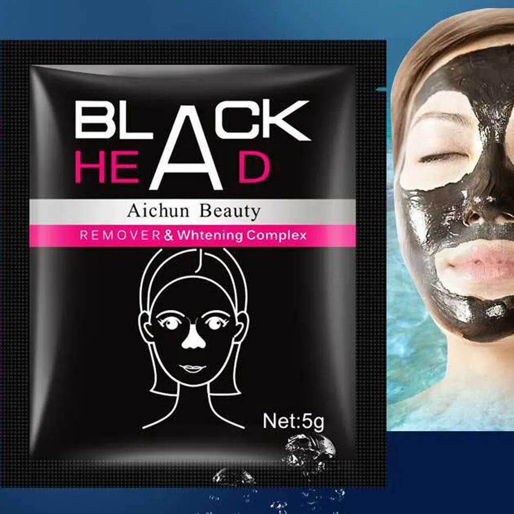 Charcoal Blackhead Removal Face Deep Cleansing Mud Black Acne Treatments Blackhead Facial Sets