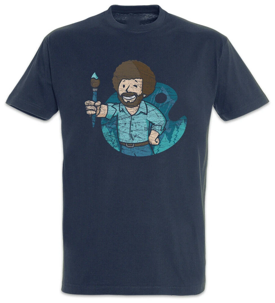 Bob Ross/топы для мальчиков Футболка Веселая геймерская игра футболка с картиной