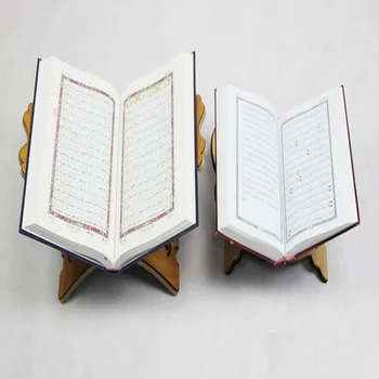 

Portable Reading Stand Foldable Wooden Frame Reading Bookshelf Kuran Quran Book Gifts Bookends Handmade Islam Home Decoration