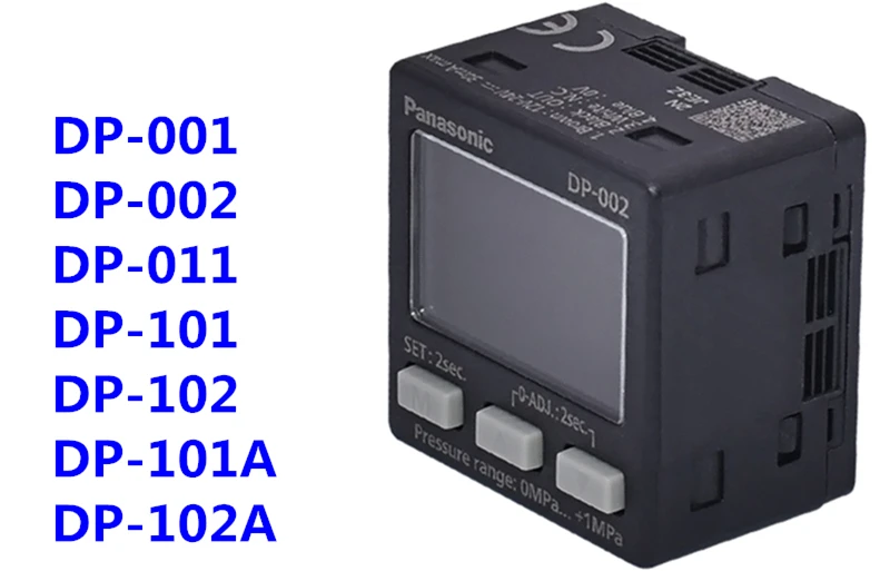 Free shipping DP-001 DP-002 DP-101 DP-102 DP-101A DP-102A DP-011 DP-012 Digital Display Pressure Sensor New Original Genuine