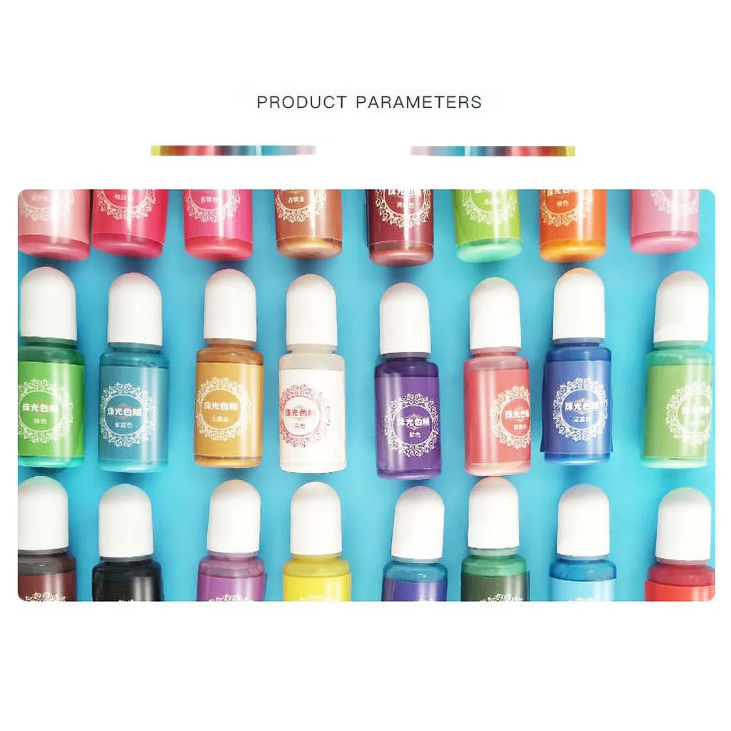 24 цвета 10 мл высокая концентрация УФ-смолы жидкий окрашивающий краситель пигмент эпоксидная смола для Diy ювелирных изделий Ремесла нетоксичные ремесла