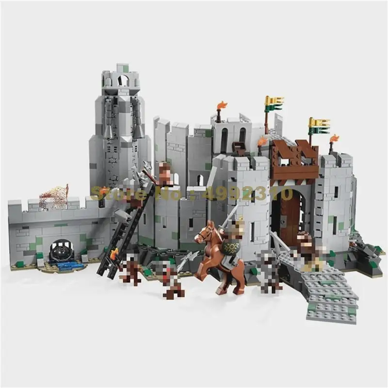 

1368pcs lord of the rings movie battle of helm deep castle building blocks 9474 Bricks Toy