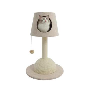 

lamp shape cat house cat mat scratch wood cat tower tree pet supplies cat furniture scratching posts