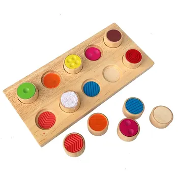 

Montessori Teaching Aids Touchpad Board Children Early Education Educational Toys Sensory Wooden