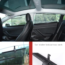 

For Tesla Model3 Curtain Lifting Retractable Side Window Sunscreen Heat Insulation Sun Block Shade Curtain