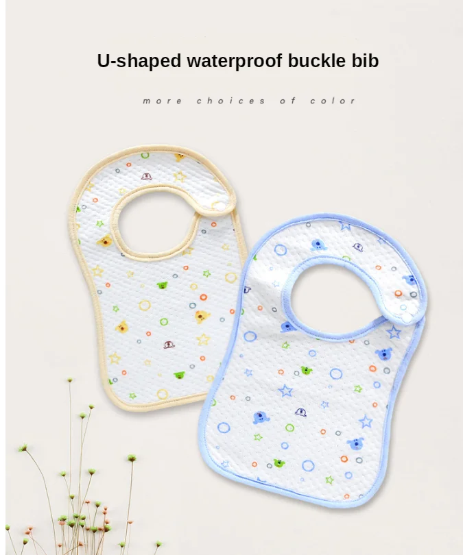 6Pack Baby Kind Lätzchen Wasserdichte Speichel tuch Handtuch Fütterung Baumwolle