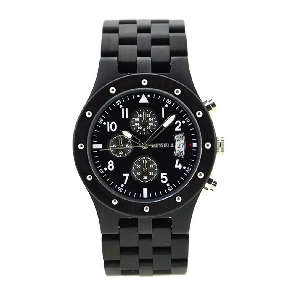 

2019 Wood Watch Mens Business Quaetz Watch Top Brand Luxury Unique Designer Military Watch Quartz Analog Wrist Watch Men Clock