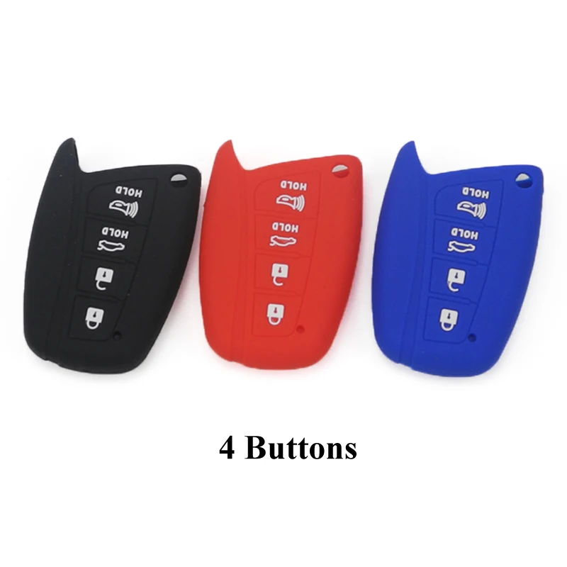 Keyforkess 30 pz/lotto 3 pulsanti a distanza Smart Car chiave copertura della cassa del Silicone per Hyundai Solaris ix35 ix45 Accent Elantra Santa Fe 7 Keyforkess 30 pz/lotto 3 pulsanti a distanza Smart Car chiave copertura della cassa del Silicone per Hyundai Solaris ix35 ix45 Accent Elantra Santa Fe - H6b112c2055d64808827f8bbf7eabf71fk