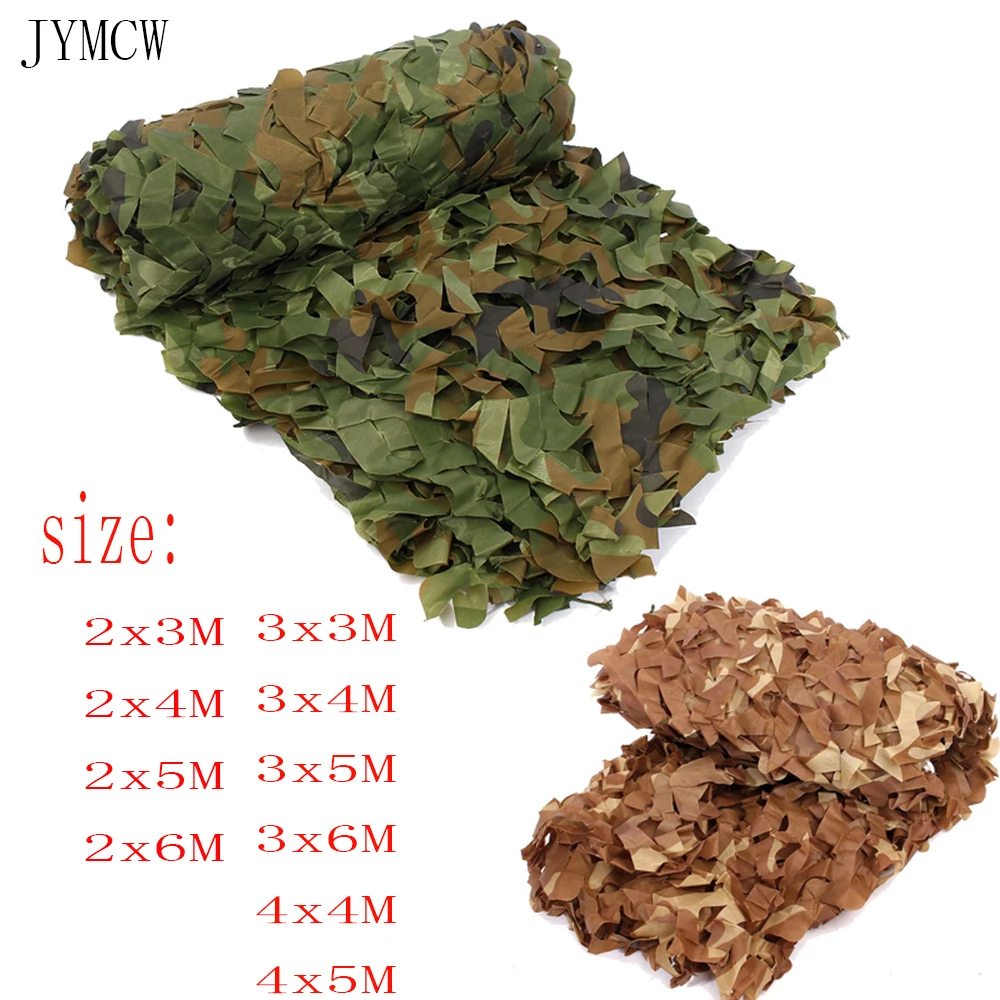 Camouflage Nets Military Army Training Tent Shade Outdoor Camping Hunting Shelter Hide Netting Car Covers Garden Bar Decoration