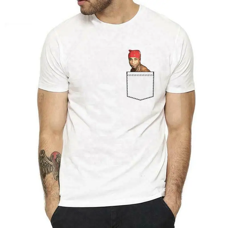 

Pocket Ricardo Milos Men T Shirt Anime Vaporwave Aesthetic T Shirts Print Cotton 2019 Unisex Tees