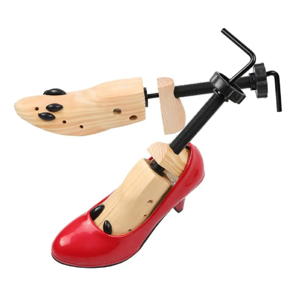 

2-Way Expander Wooden Shoe Stretcher Kit Shoe Trees for Stretching Length and Width for Women and Men 1 Pair