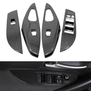

Carbon Fiber Interior Window Switch Panel Cover Trim for Toyota Corolla 2019