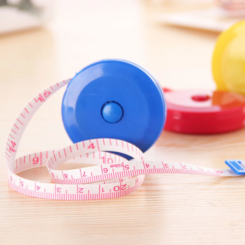 

Portable Plastic Mini Tape Measure Automatic Retractable Small Soft Ruler 1.5m Small Tape Measure Tailor Tools Etc Random Color