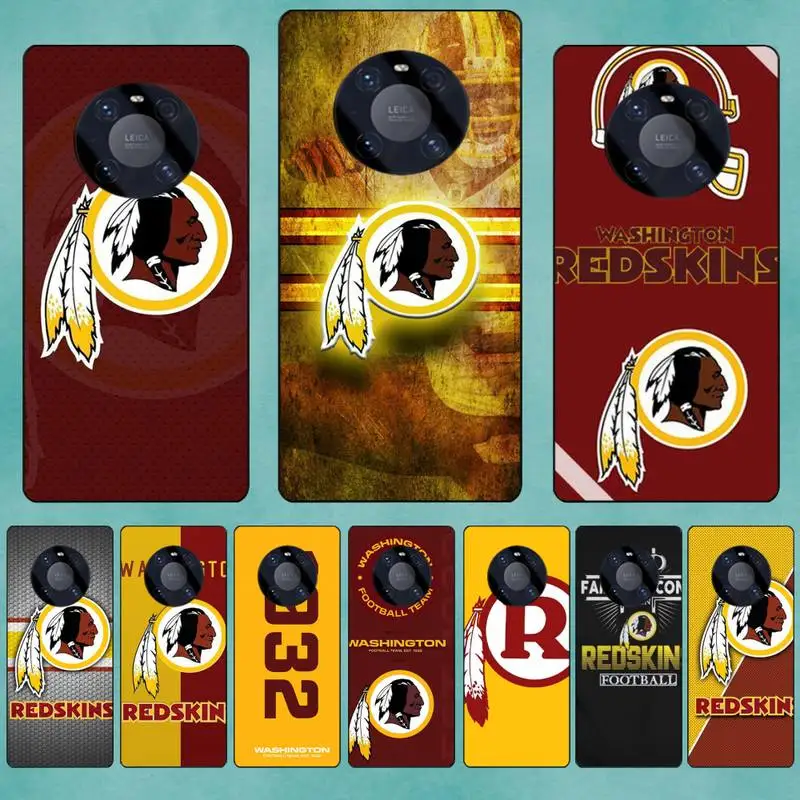 0 Washington Redskins Black Soft Phone Case For Huawei P20 30 40 Pro Mate 20x Nova6 7 Honor 9X 10 |