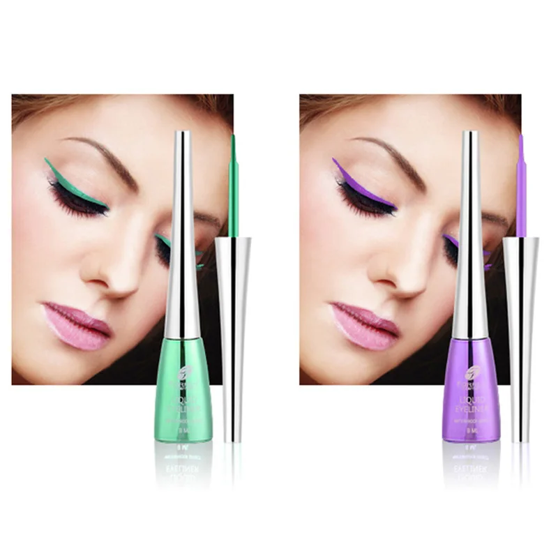 New Liquid Eyeliner Color Makeup Metallic Shiny Eyes Eyeshadow Waterproof Glitter Liquid Eyeliner SCI88