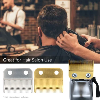 

Clipper Blades Stainless Steel Clipper Blade Cutter Replacement Blades for Cordless Clipper 2-Hole Compatible with Whal's 8504