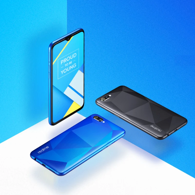 Realme C2 4G смартфон 6,1 дюймов Android 9,0 Helio P22 Восьмиядерный 13,0 МП+ 2,0 Мп задняя камера 4000 мАч Face ID мобильные телефоны