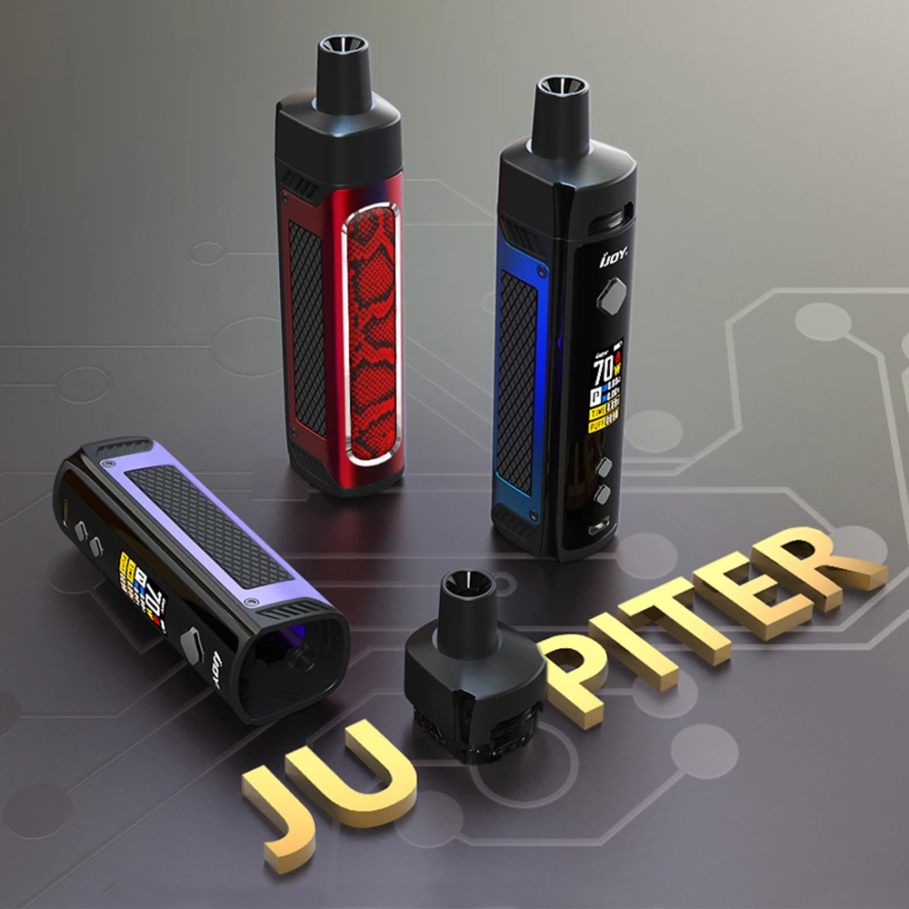 Оригинальный набор IJOY Jupiter 70W Pod 5 мл 0.2 Ом/0 6ом сетчатая катушка питается от одной