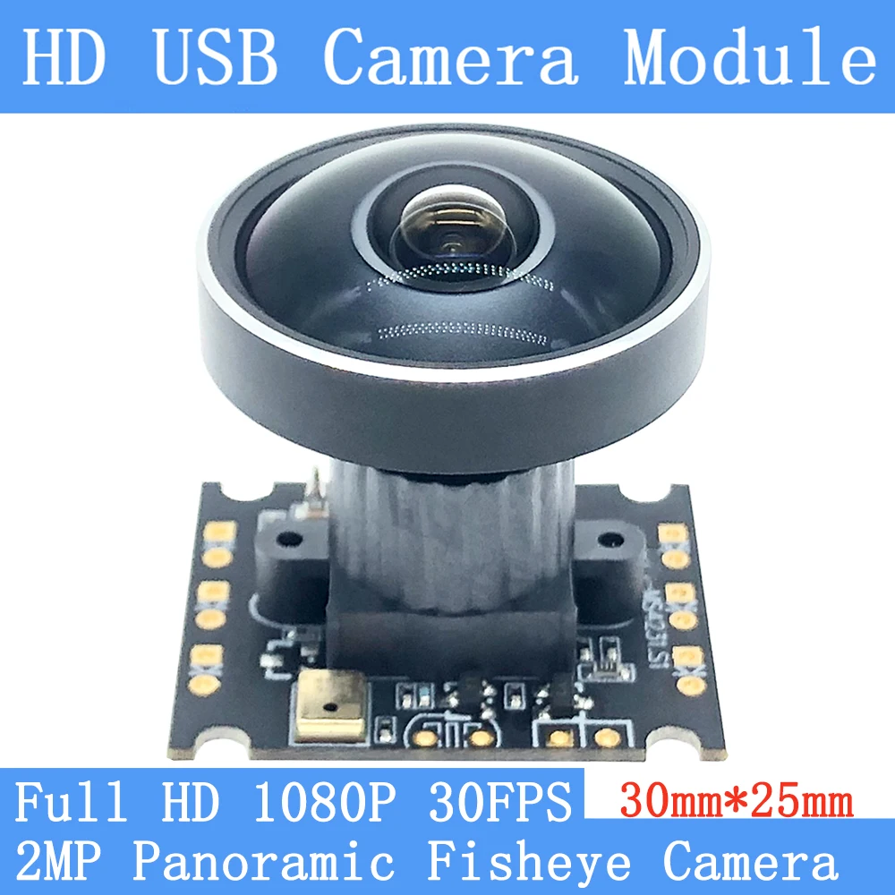 USB-модуль камеры с поддержкой OTG и UVC Full HD 1080P 30 кадров в секунду панорамный