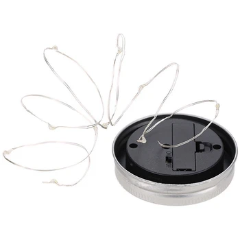 

20LED Solar Can Lid String Light Colorful Led Solar Decorative Lights