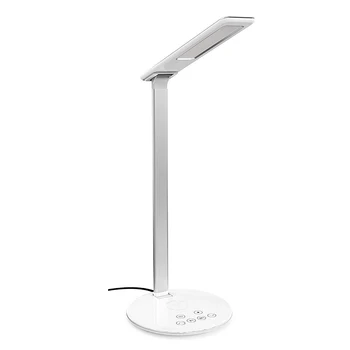 

USB Charge LED Desk Lamp Home Table Wireless Charger Light Reading Light QI
