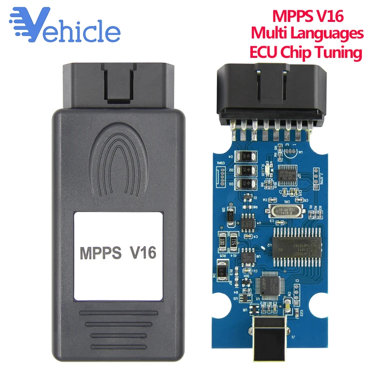 MPPS V16 ECU чип тюнинг для EDC15 EDC16 EDC17 чтение записи памяти нескольких языков OBD2 разъем