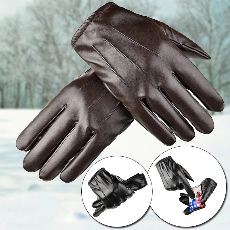 Winter Thermal Warm Waterproof Ski Snowboarding Driving Work Gloves Mitten