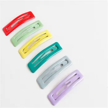 

Hot Sale Cartoon Metal Hair Clips For Women Girls Lovely Headwear Hairpins Hairgrip Candy Color Hair Accessories