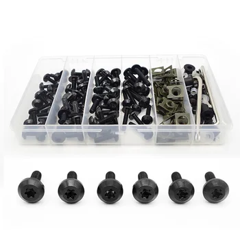 

Motocycle accessories Moto Full Fairing Bolt Kits For honda cb500 cb 500 cbr 650f yamaha v star 650 xjr 1200 xvs 1300 Screws