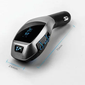 

Bluetooth FM Transmitter Radio Handsfree Replacement 87.5-108 MHz Built-in