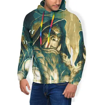 

Horde Wow Hoodie Lok-tar Hoodies Long Outdoor Pullover Hoodie Cool Over Size Winter Male Polyester Hoodies