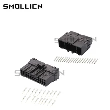 1-50 Sets DJ7191-1-11/21 Black Non-Waterproof Male Female Connector Electrical Socket For Car Harness Plug Free Shipping