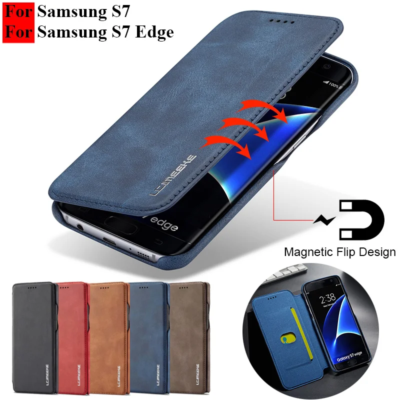 S7 Edge Case For Samsung Galaxy S7 Edge Case Flip Design Phone Case On Samsung S7 Edge Case Leather Wallet Cover For Samsung S 7
