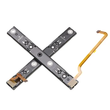 

1 Pair Repart Part Right and Left Slide Rail with Flex Cable Fix Part Replacement For Nintendo Switch Console NS Rebuild Track