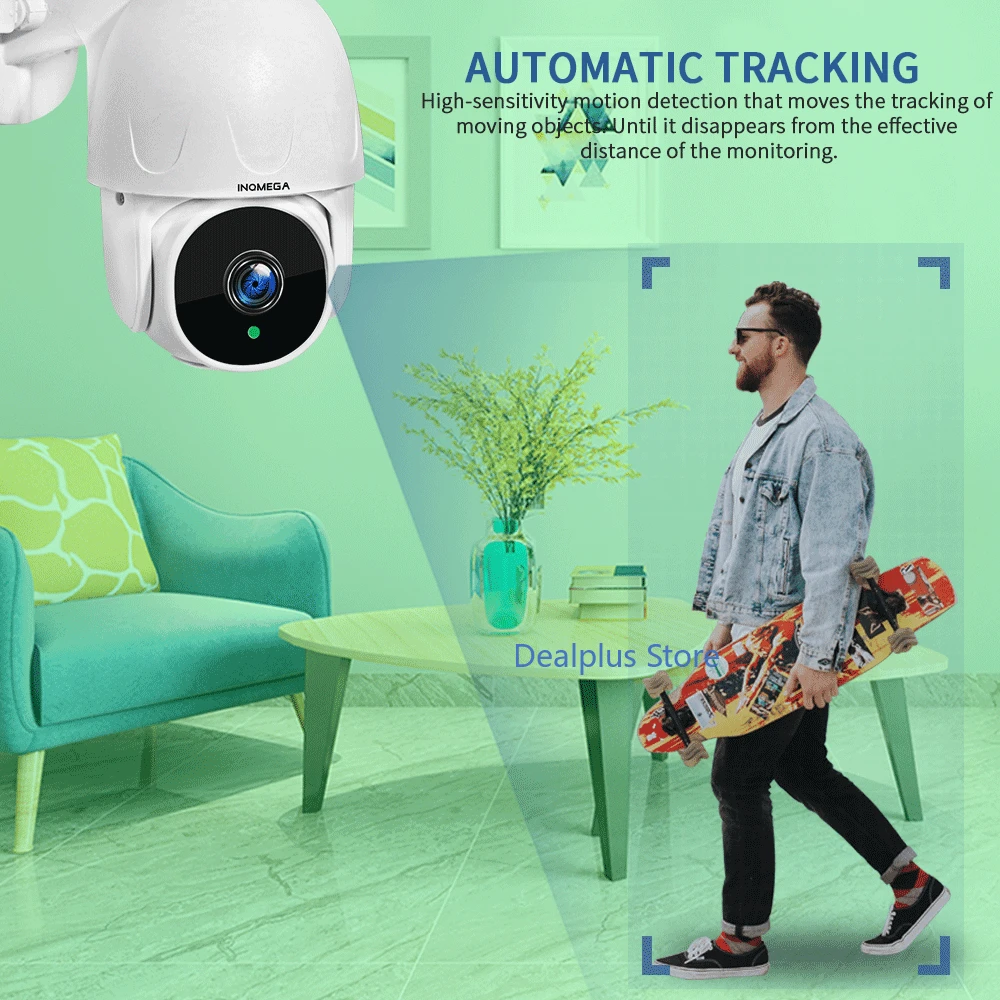 Wifi TUYA CAMERA Smart Cloud 1080P PTZ IP Camera Outdoor Auto Tracking Google Home Alexa Video Surveillance CCTV Security Cam