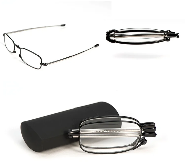 Складывающиеся на заказ цветные очки для слепоты, корригирующие очки для женщин и мужчин, мини цветные слепые очки, очков, чехол