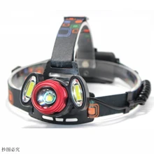 8000 Люмен светодиодный светильник ing Head Lamp T6+ 2COB светодиодный перезаряжаемый фонарь для кемпинга охотничий вспышка светильник головной светильник
