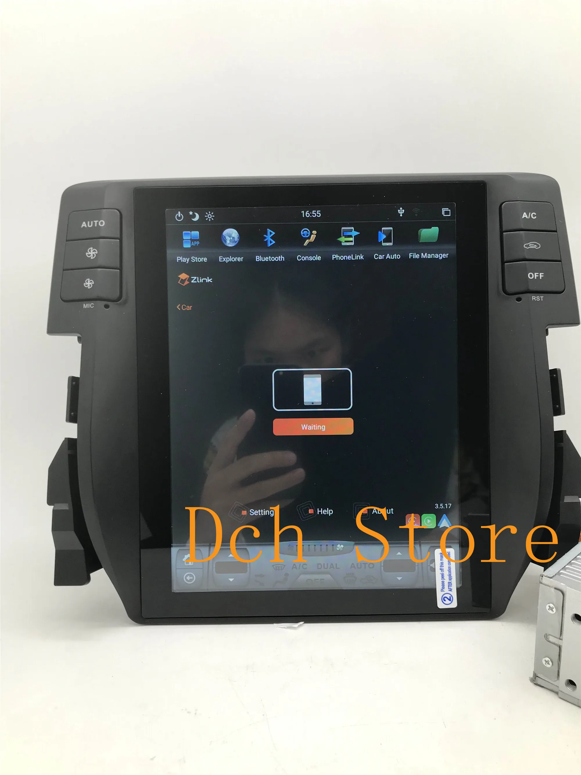 Вертикальный экран в стиле Tesla Android 9 0 автомобильный DVD GPS навигатор плеер для Honda