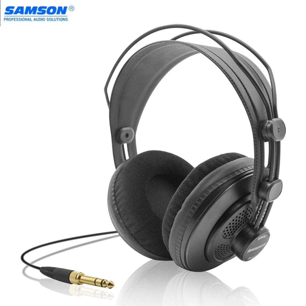 SAMSON SR850 Studio Referenz Monitor Kopfhörer Dynamische Headset Semi-open Design für Aufnahme Überwachung Musik Spiel Spielen