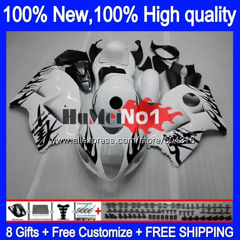 GSXR-1300 для SUZUKI Hayabusa GSXR 1300 черный Пламя 28MC. 37 GSXR1300 2002 2003 2004 2005 2006 2007 96 02 03 04 05 06 07 обтекатель - Цвет: No. 1