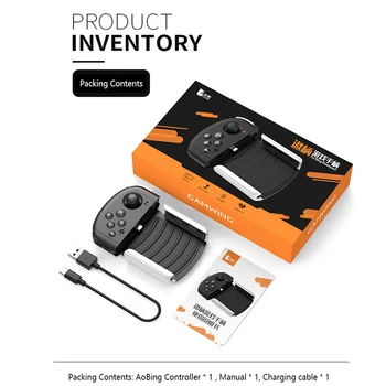 

Game Accessory High Sensitive Joystick Auxiliary Controller No Delay Power Supply Single Hand Easy Install for Apple Phone